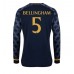 Real Madrid Jude Bellingham #5 Borte Drakt 2023-24 Langermet